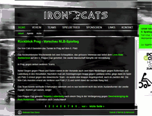 Tablet Screenshot of iron-cats.ch
